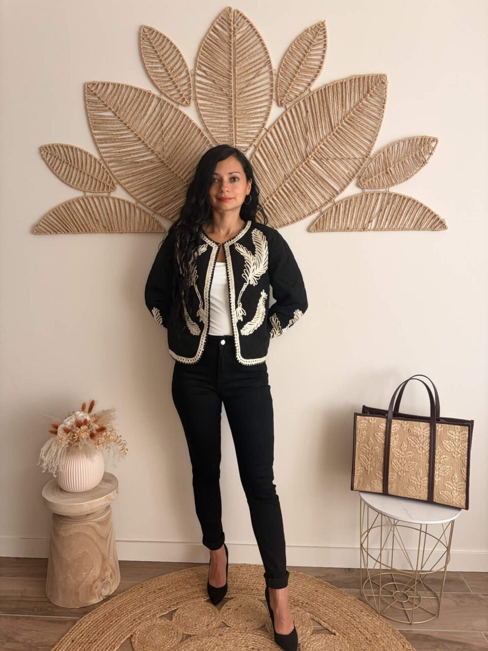 Veste brodée Noémie